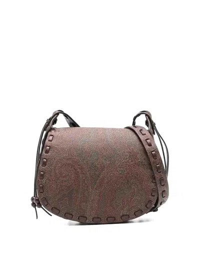 Etro Small Paisley Brown Dyra Bag