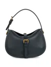 Etro Small Pony Buckled Shoulder Bag In Blue