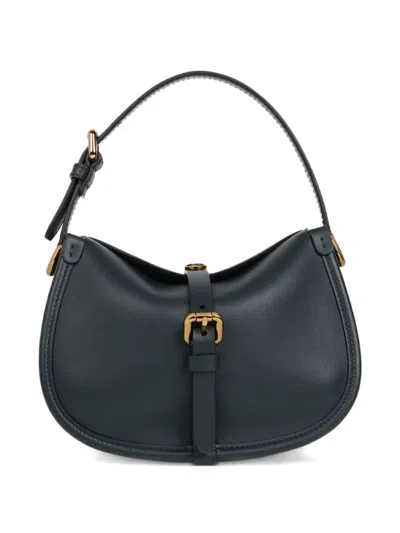 Etro Small Pony Buckled Shoulder Bag In Blue