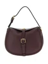 Etro Small Crossbody Bag With Adjustable Strap And Buckle Detail In Burgundy