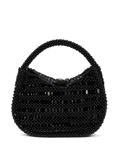 Etro Small Pony Tote Bag In Black