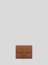 Etro , Kleine Geldbörse Pony Aus Narbenleder, Damen, Hellbraun In Brown