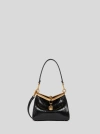 Etro Small Vela Bag In Fine Elaphe Snakeskin In Black
