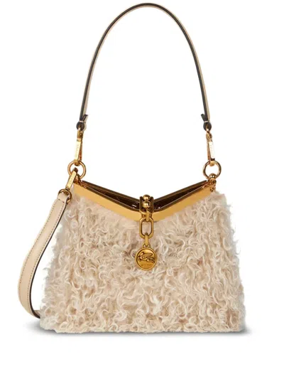 Etro Small Vela Shoulder Bag In 驼色