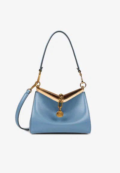 ETRO SMALL VELA LEATHER SHOULDER BAG
