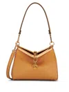 Etro Mini Vela Leather Shoulder Bag In Brown