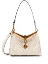 Etro Small Vela Shoulder Bag In Neutrals