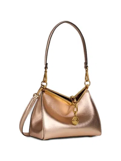 Etro Small Vela Shoulder Bag In Gold