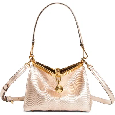 Etro Small Vela Wave Leather Shoulder Bag