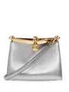 Etro Logo Charm Metallic Shoulder Bag