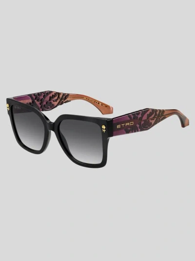 Etro , Sonnenbrille Colour Stripes, Damen, Navyblau In Brown