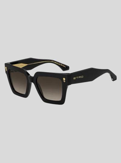 Etro , Sonnenbrille Colour Stripes, Damen, Schwarz In Black