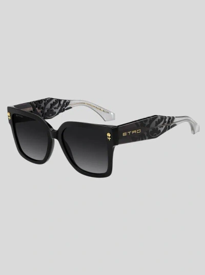 Etro , Sonnenbrille Colour Stripes, Damen, Schwarz In Black