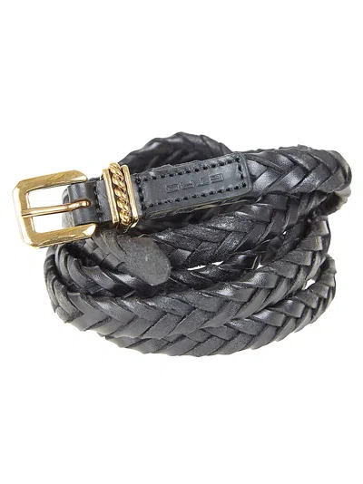 Etro Sophisticated Leather Belt For Women In Metallic