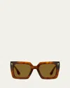 Etro Square Acetate Sunglasses In Brown