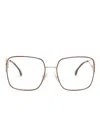 Etro Brille Mit Eckigem Gestell In Rot