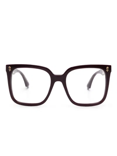 Etro Square-frame Glasses In Rot