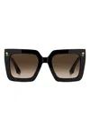 Etro Square-frame Sunglasses In Black
