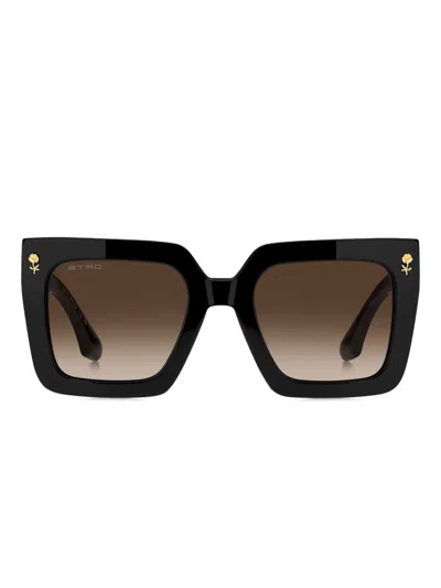 ETRO SQUARE-FRAME SUNGLASSES
