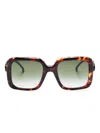 Etro Square-frame Sunglasses In Black