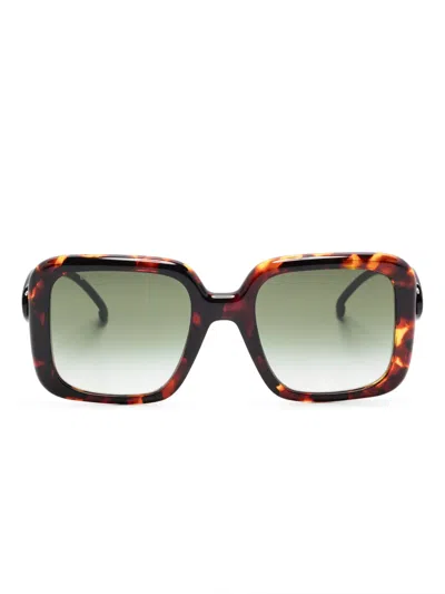 Etro Square-frame Sunglasses In Black