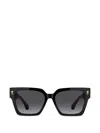 Etro 55mm Gradient Rectangular Sunglasses In Black