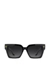 Etro 55mm Gradient Rectangular Sunglasses In Black