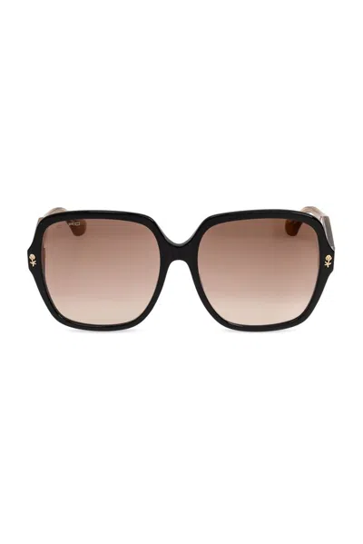 Etro Square Frame Sunglasses In Black