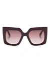 Etro Square-frame Sunglasses In Brown