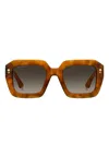 Etro Square-frame Sunglasses In Brown