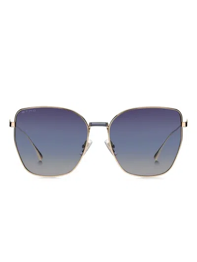 Etro Square Frame Sunglasses In Gold