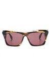 Etro Square-frame Sunglasses In Green