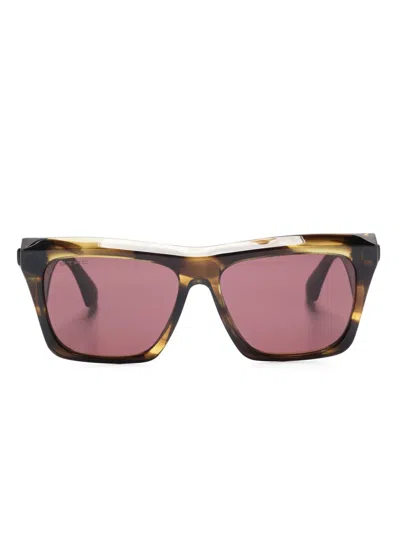 Etro Square-frame Sunglasses In Green