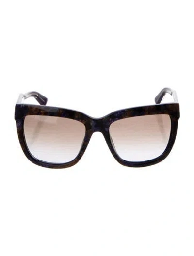 Pre-owned Etro Square Gradient Sunglasses In Purple