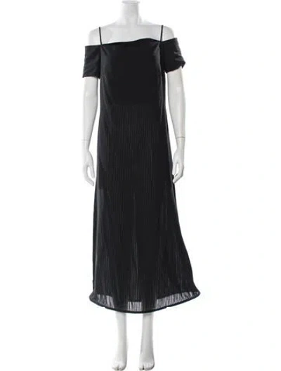 Pre-owned Etro Square Neckline Long Dress In Multi