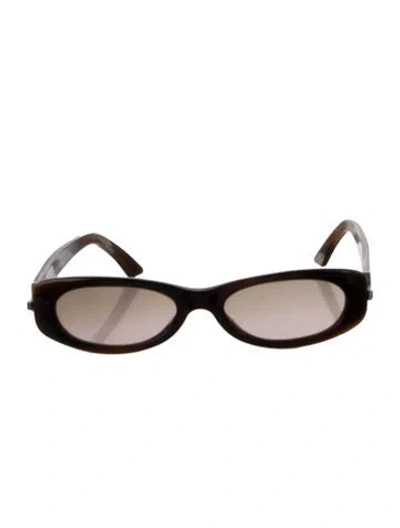 Pre-owned Etro Square Tinted Sunglasses In Brown