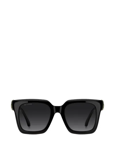 Etro Square-frame Sunglasses In Black