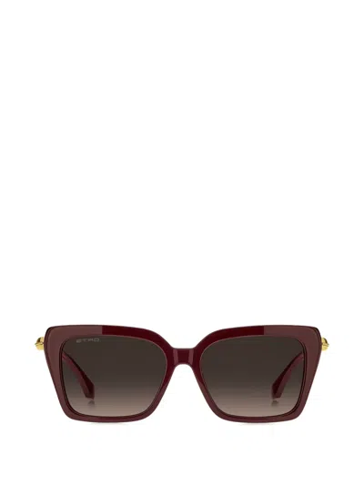 Etro Square-frame Sunglasses In Red