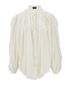 Etro Stand-up Collar Shirt In White