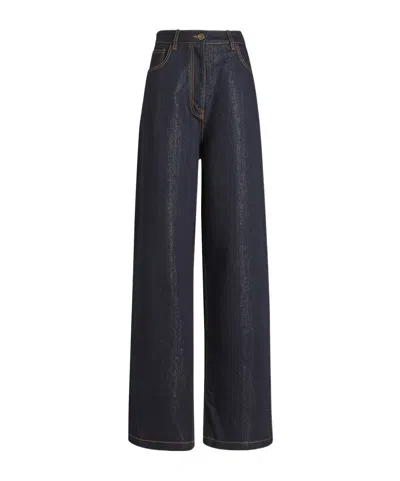 ETRO LUREX DENIM JEANS