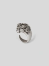Etro , Stoned Ring, Woman, Silver, Size L In Metallic