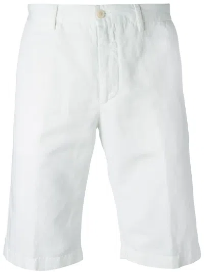 Etro Straight Fit Shorts In White