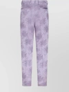 ETRO STRAIGHT FLORAL JACQUARD TROUSERS