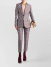 ETRO STRAIGHT JACQUARD HIGH-WAISTED TROUSERS
