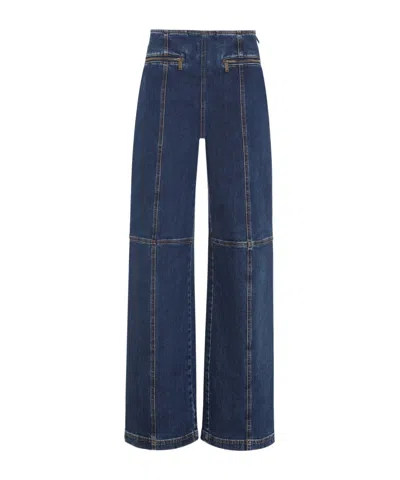 ETRO PEGASO-MOTIF PANELLED JEANS