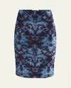 Etro Straight Knee-length Skirt In Multi