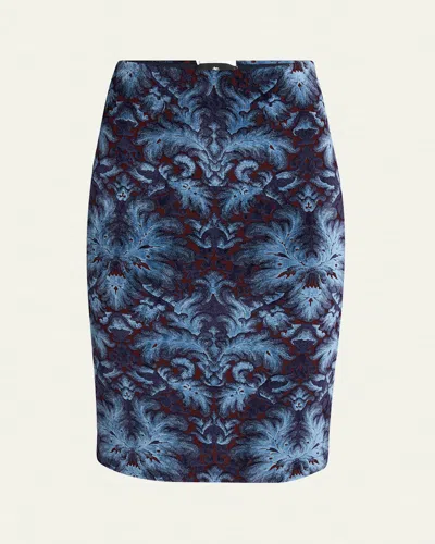 Etro Straight Knee-length Skirt In Multi