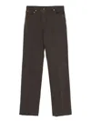 Etro Straight Trousers With Button Fly