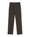 Etro Straight Trousers With Button Fly In Black