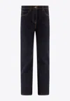 Etro Dark Indigo Straight-leg Jeans In Blue
